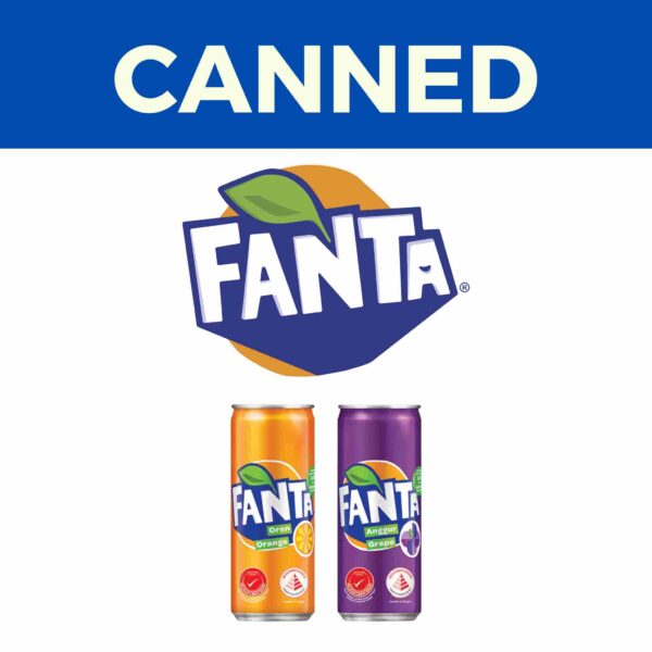 Canned Fanta Drinks